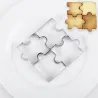 Cookie cutter mold - puzzle shaped - stainless steelBakeware