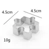 Cookie cutter mold - puzzle shaped - stainless steelBakeware