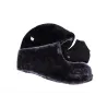 Warm winter leather hat - with neck / face cover / ear flaps - Russian / Soviet badgeHats & Caps