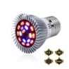 LED plant grow light - bulb - hydroponic - full spectrum - E27 / E14 - 18W / 28WGrow Lights