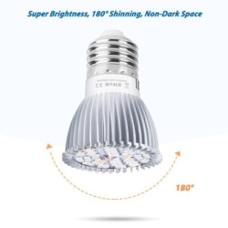 LED plant grow light - bulb - hydroponic - full spectrum - E27 / E14 - 18W / 28WGrow Lights
