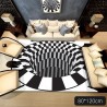 3D geometric vision - optical Illusion - non-slip carpet - matCarpets