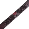 Luxurious leather belt - with automatic buckle - V letter / snake designBelts