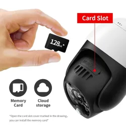 Wireless security camera - 1080P - PTZ IP - HD - Wifi - outdoor - CCTV - surveillanceSecurity cameras