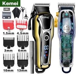 Kemei KM-1990 - professional hair clipper / trimmer - LCD displayHair trimmers