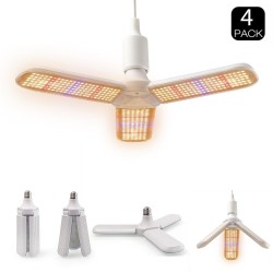 LED plant grow light - fito-lamp - full spectrum - tube - foldable - 4 piecesGrow Lights