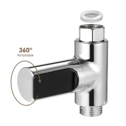 Water temperature meter - thermometer - LED LCD display - 360 degrees rotation - for shower / bathBathroom & Toilet