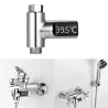 Water temperature meter - thermometer - LED LCD display - 360 degrees rotation - for shower / bathBathroom & Toilet