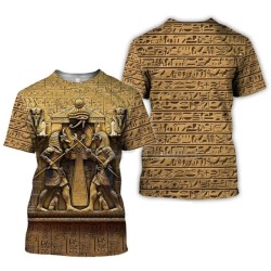 3D printed t-shirt - short sleeve - mysterious piramide - Egyptian totemT-shirts