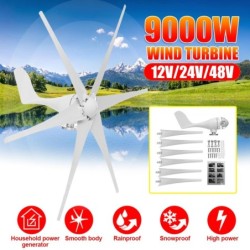 Wind turbine generator - 6 blades - three-phase - 9000W - 48VWind