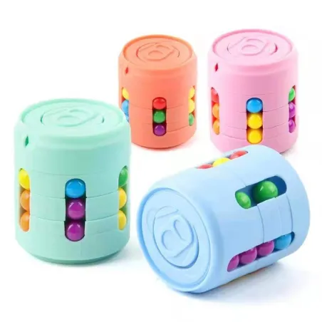 Cube with colorful beads - stress relief fidget toyFidget Spinner