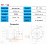 Centrifugal fan / activated carbon air filter - for LED plant grow light - 220VGrow Lights