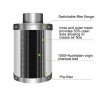 Centrifugal fan / activated carbon air filter - for LED plant grow light - 220VGrow Lights