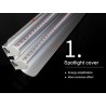 Plant grow LED phyto lamp - hanging double tube - full spectrum - hydroponic - 50cmGrow Lights