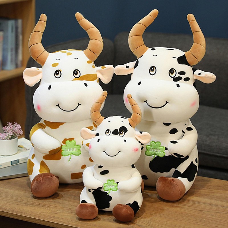 Cartoon cow shaped plush toy | Store Malta