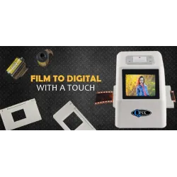 Negative film scanner - high resolution - 8-slide - digital film converter - 2.4"LCDCamera