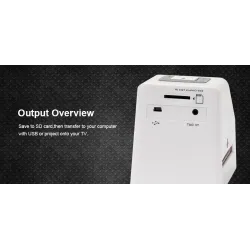 Negative film scanner - high resolution - 8-slide - digital film converter - 2.4"LCDCamera