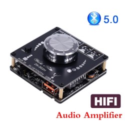 Digital amplifier - stereo - HiFi - USB - Bluetooth 5.0 - TPA3116D2 - 50Wx2 - 502H 502M - 10W - 100WAmplifiers