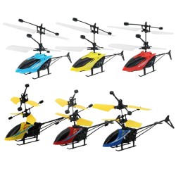 Mini drone - flying helicopter - infrared / induction toy - LED lightsDrones