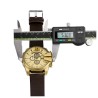 Cagarny - military sports watch - leather strap - stainless steelWatches