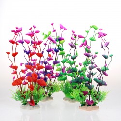 Colourful plastic grass - artificial aquarium plantsDecorations