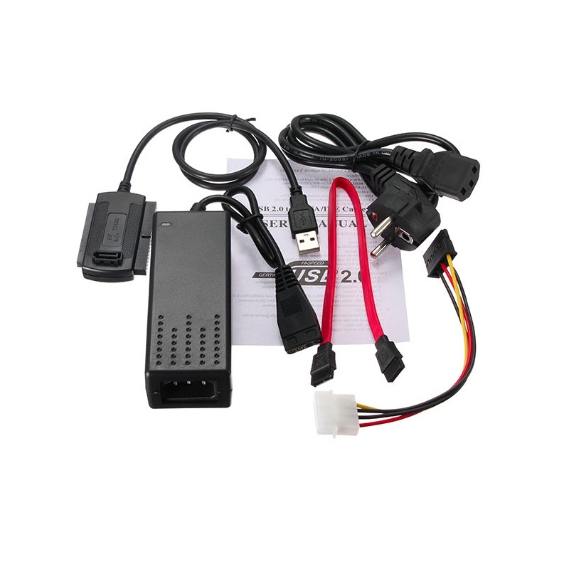 USB 2.0 to SATA IDE 2.5 / 3.5 - hard drive cable - converterHard drives