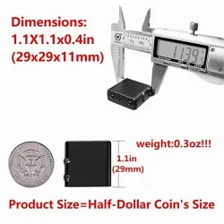 Mini security camera - full HD - 1080P - night vision - motion detection - video / voice recorderSecurity cameras