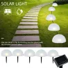 Garden solar light - half globe shaped - 5 LED - waterproof - ground mountedSolar lighting