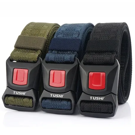 Stylish tactical belt - quick release metal buckle - nylonBelts