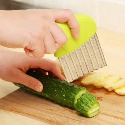 Potato cutter - chips - French fries maker - wavy knife - stainless steelTools