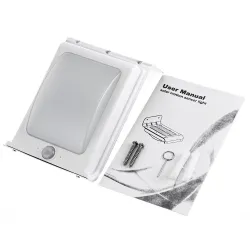 LED garden solar light lamp with motion sensor - aluminumSolar lighting