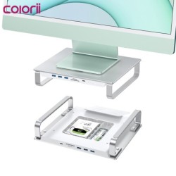 MC35 - docking station - USB-C HUB - iMac monitor stand - with dual HDD enclosureStands