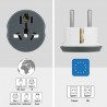 AU / US / UK / CN to EU - travel adapter - converter - 250V - 16APlugs