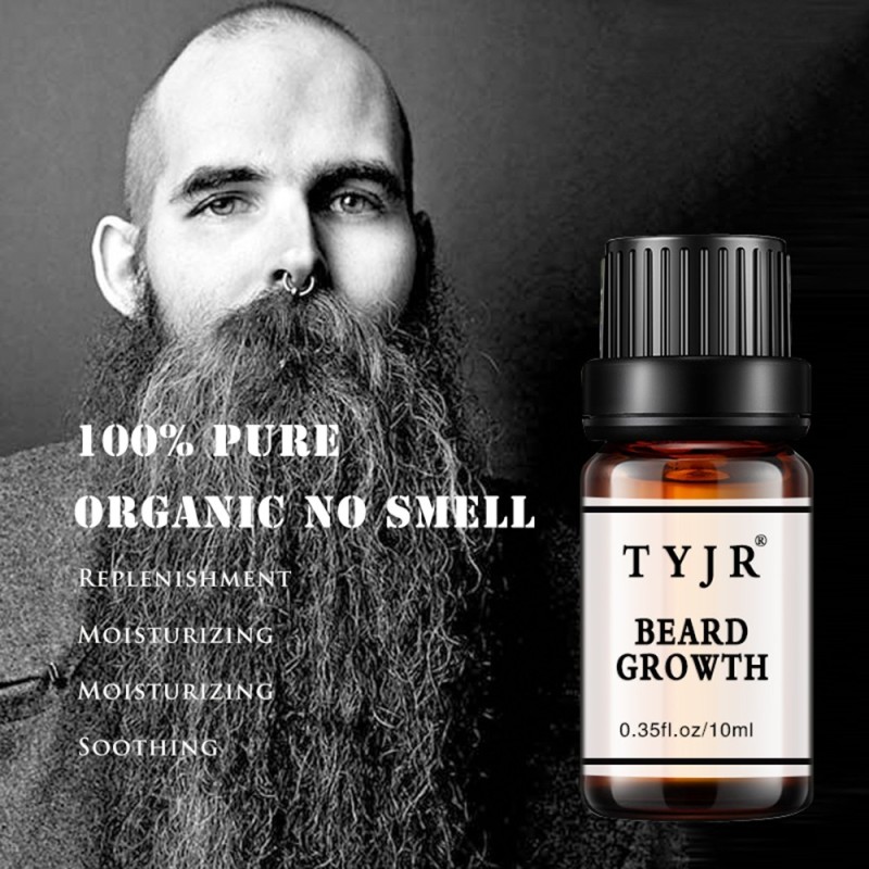 Beard growth essence - organic oil - anti beard hair loss - 10 ml |...