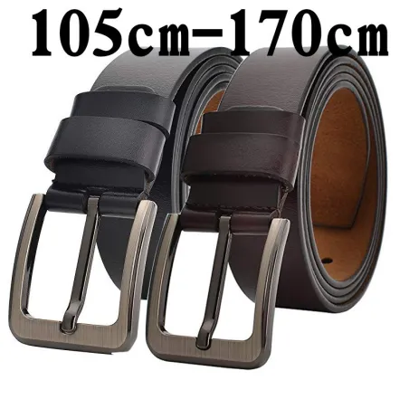 Genuine leather belt - metal buckle - large sizesBelts