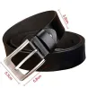 Genuine leather belt - metal buckle - large sizesBelts