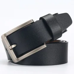 Genuine leather belt - metal buckleBelts