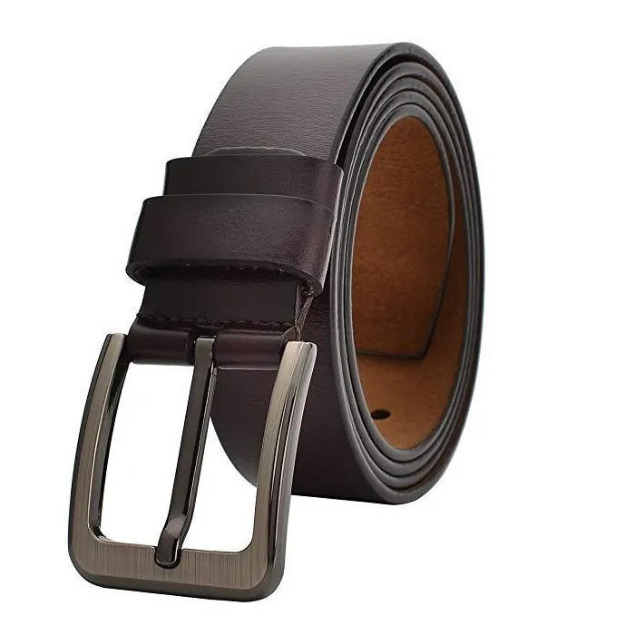Genuine leather belt - metal buckle - large sizesBelts