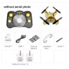 RC drone - mini pocket quadcopter - HD camera - WIFI - FPV - assembly toyDrones