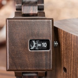 BOBO BIRD - stylish square wooden watch - QuartzWatches
