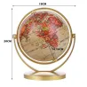 Rotating golden globe - with standEducational