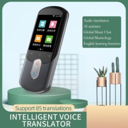 Smart translator - instant voice / photo scanning - touch screen - WiFi - multi-language - greyElectronics