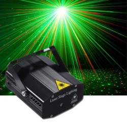 Mini laser stage light - projector - voice control - self-propelled strobeStage & events lighting