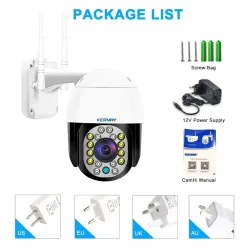 Security CCTV camera - night vision - outdoor - WiFi - 2MP - PTZ - HD - 1080PSecurity cameras