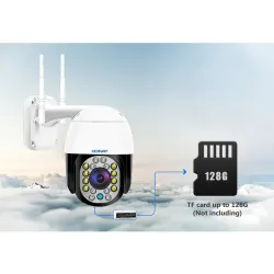 Security CCTV camera - night vision - outdoor - WiFi - 2MP - PTZ - HD - 1080PSecurity cameras