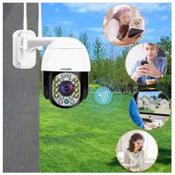 Security CCTV camera - night vision - outdoor - WiFi - 2MP - PTZ - HD - 1080PSecurity cameras