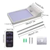 Solar powered wall light light - waterproof lamp - motion sensor - 48 LEDStreet lighting