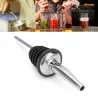 Stainless steel spout - pourer - dispenser - stopper - for wine / vinegar / oil bottleBar supply