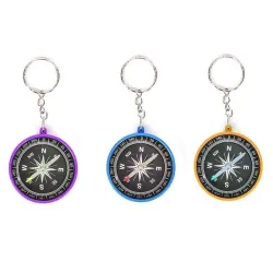 Plastic compass with keychain - camping / survival toolKeyrings