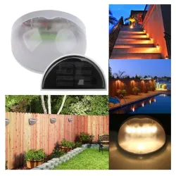Solar powered garden wall light - waterproof - 6 LEDSolar lighting